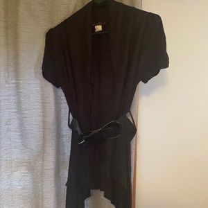 Black Cardigan with belt